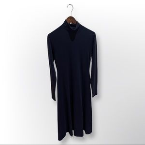 Ralph Lauren 100% Cashmere Navy Dress - New With Tags - Original Price $698